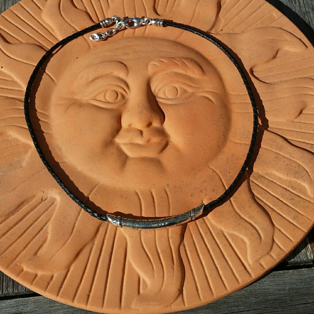 Brighton Silver Bar Necklace